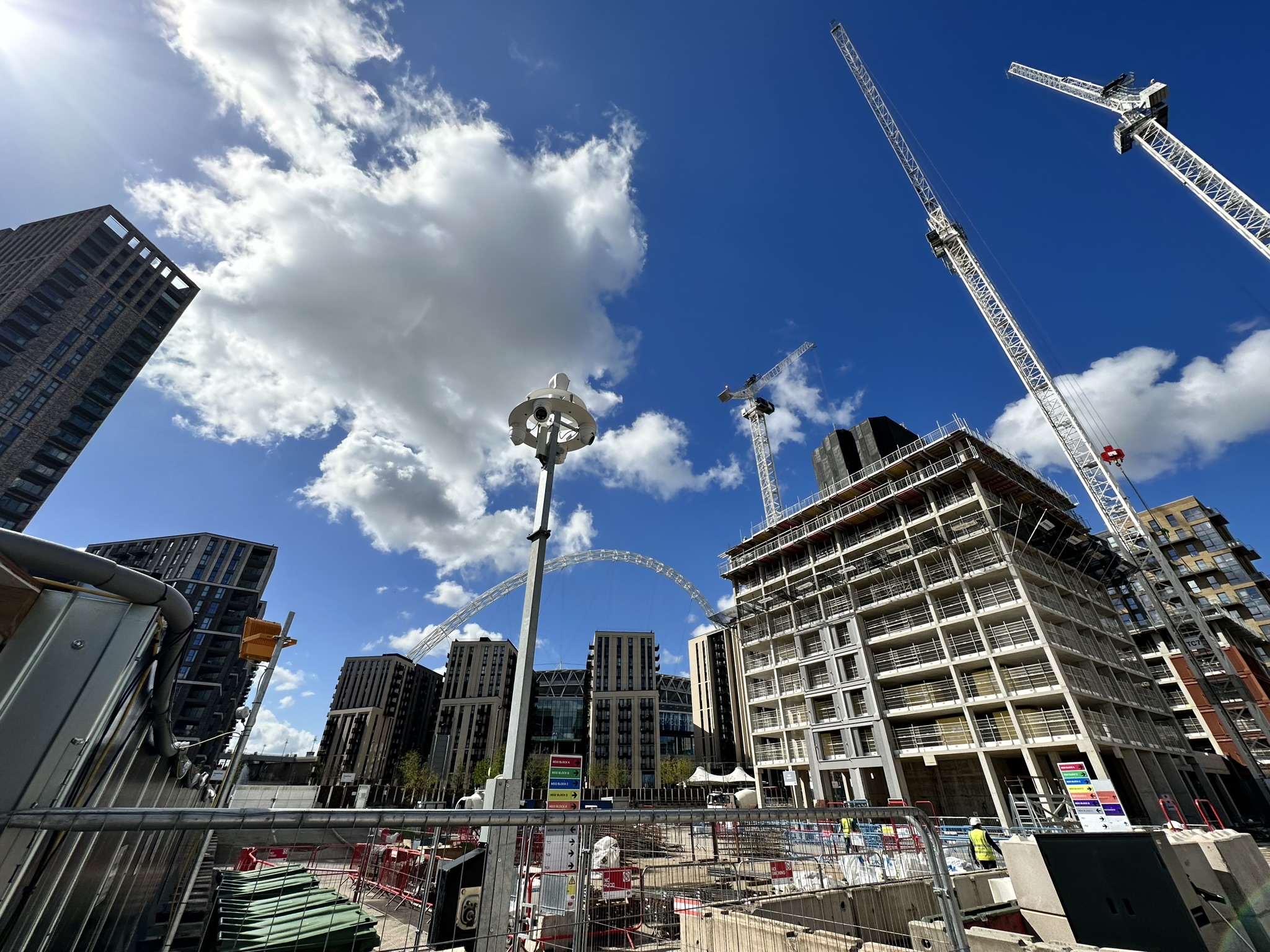 Red CCTV Provide Security Solution For Sisk at Wembley Park